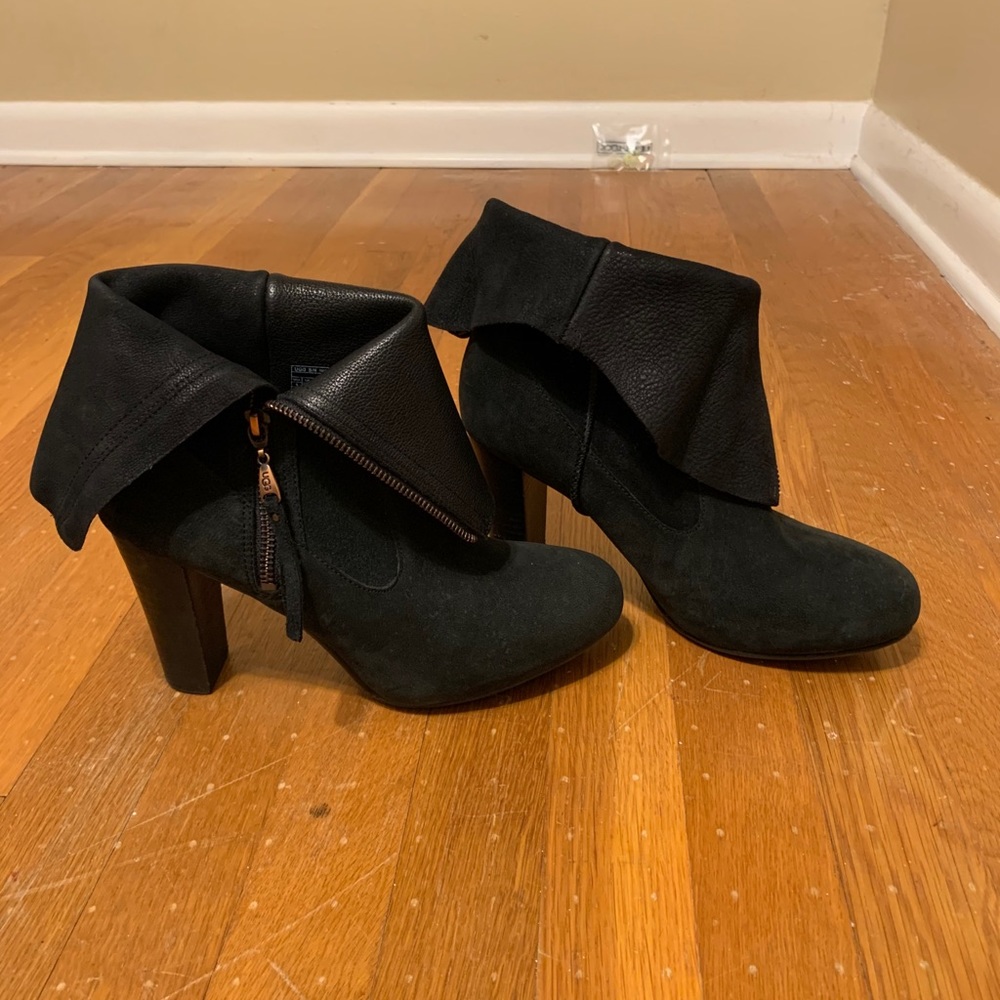Ugg black suede ankle boot